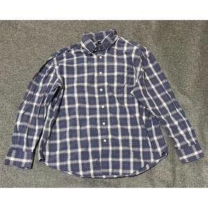 Nautica Men's L Plaid Long Sleeve Shirt